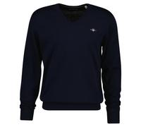 GANT Maglione Uomo Classic Cotton V-Neck, 100% Cotone, V-Ausschnitt