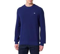 Gant Micro Textured Cotton C-Neck Pullover Uomo