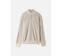 GANT - Micro Textured Cotton Half Zip Beige - Abbigliamento L Beige