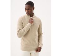 GANT - Micro Textured Cotton Half Zip Beige - Abbigliamento XL Beige