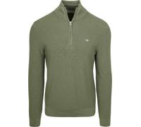 Gant Micro Textured Cotton Half Zip Pullover Uomo