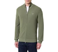 Gant Micro Textured Cotton Zip Cardigan