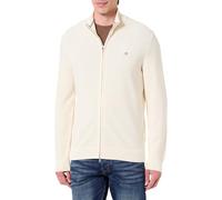 Gant Micro Textured Cotton Zip Cardigan Maglione Uomo