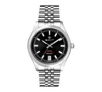 GANT G166001 Sussex - Orologio da uomo in acciaio inox argentato, 10 ATM, al quarzo, 43,5 mm, quadrante nero