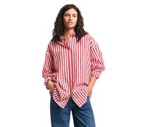 GANT OS Striped Classic Poplin BD Shirt, Rosso Accesso, 52