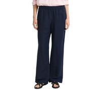 Gant - Pantaloni Pull-on in misto lino relaxed fit - - Trousers - Donna - Blu - L