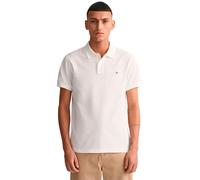 GANT SLIM SHIELD SS PIQUE POLO, Polo Uomo, Bianco ( WHITE ), XL