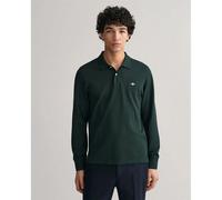 GANT - Reg Shield Ls Pique Rugger Verde - Abbigliamento L Verde
