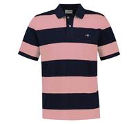 GANT Polo Da Uomo - BLOCK STRIPE POLO, Maniche Corte, Patta, Logo, Strisce...