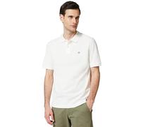 GANT Polo da Uomo Reg EMB Archive Shield Polo, Bianco, L