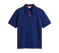 Gant - Polo in Piqué a Contrasto - - Tops - Uomo - Blu - XL