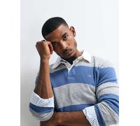 GANT polo rugby lavorato a maglia a righe blu 52