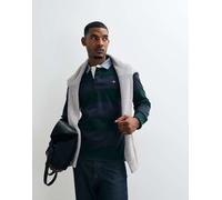 GANT polo rugby pesante a righe in verde tartan 56