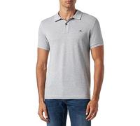 GANT Polo Slim Shield SS Pique, Grigio, XXXL Uomo
