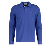 GANT Polo Uomo - Regolare Shield Longsleeve Pique Rugger, Maniche Lunghe, Logo