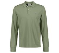 GANT Polo Uomo - Regolare Shield Longsleeve Pique Rugger, Maniche Lunghe, Logo