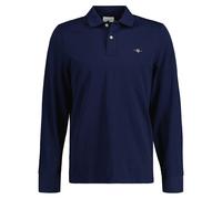 GANT Polo Uomo - Regolare Shield Longsleeve Pique Rugger, Maniche Lunghe, Logo