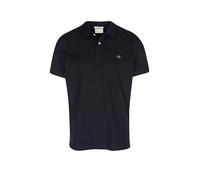 Polo Gant Shield manica corta blu navy - L