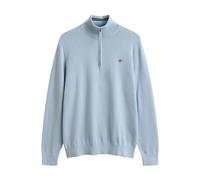 Gant - Pull Demi Zip Coton - - Knitwear - Uomo - Blu - 2XL