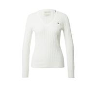 GANT Pullover bianco naturale Donna - Abbigliamento - Taglie comode - Pullover e cardigan - Pullover GANT XL