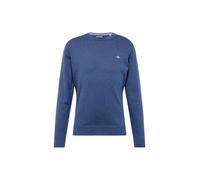 GANT Pullover 'Classic' blu sfumato / grigio chiaro / rosso ciliegia / bianco naturale Uomo GANT S blu sfumato / grigio chiaro / rosso ciliegia / bianco naturale