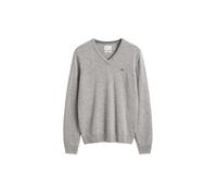 GANT Pullover grigio sfumato Uomo - Abbigliamento - Pullover e cardigan - Pullover - Pullover con scollo a V GANT XL