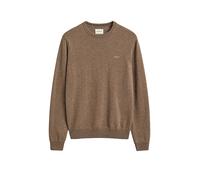 Gant - Classic Cotton C-Neck - - Knitwear - Uomo - Marrone - 2XL