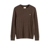 GANT Pullover marrone Uomo - Abbigliamento - Pullover e cardigan - Pullover - Pullover girocollo GANT M
