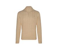 GANT Pullover Troyer beige | XXXL
