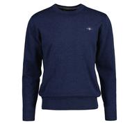 GANT Pullover Uomo - Classic Cotone C-Neck, Lavorato a Maglia, Girocollo,