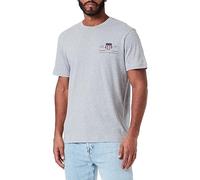 GANT REG ARCHIVE SHIELD EMB SS T-SHIRT, T-shirt Uomo, Grigio ( GREY MELANGE ), XL