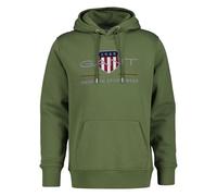 Gant Reg Archive Shield Felpa con Cappuccio da Uomo, Dry Herb Green, 4XL