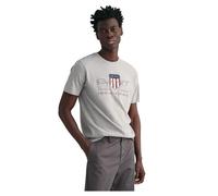 GANT REG ARCHIVE SHIELD SS T-SHIRT, T-shirt Uomo, Grigio ( GREY MELANGE ), XL