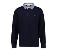 GANT Reg Chambray Heavy Rugger T-Shirt, Blu-Evening Blue, 3XL Uomo