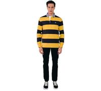 GANT Reg Chambray Stripe Heavy Rugger T-Shirt, Faded Sunset, M Uomo