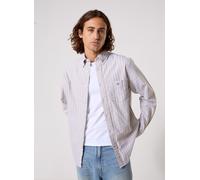 GANT - Reg Classic Oxford Stripe Shirt Beige - L Beige