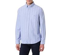 GANT Reg Classic Oxford Stripe Shirt, Blu, XXXL