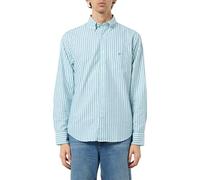 GANT Reg Classic Oxford Stripe Shirt Camicia, Butternut Green, M Uomo