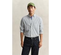 GANT Reg Classic Poplin Check Herb Green Taglia: S | Camicie Casual Outlet | Uomo | Verde