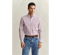 GANT Reg Classic Poplin Check Rose Red Taglia: M | Camicie Casual Outlet | Uomo | Rosa