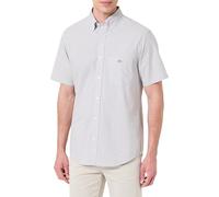 Gant Reg Classic Poplin Gingh SS Shirt Camicia Uomo (Pacco da 1)