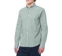 GANT Reg Classic Poplin Gingham - Maglietta, Verde, XL