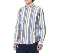 GANT Reg Classic Poplin Multi Stripe Camicia, Multicolore, XXL Uomo
