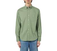 GANT Reg Classic Poplin Shirt Camicia, Kalamata Green, XL Uomo