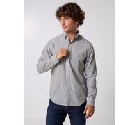 GANT - Reg Classic Poplin Stripe Shirt Verde - Abbigliamento S Verde