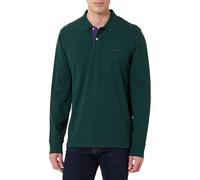 GANT Reg Contrast Pique LS Polo, Verde, XL