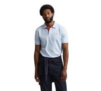 Gant - Polo in Piqué a Contrasto - - Tops - Uomo - Blu - L