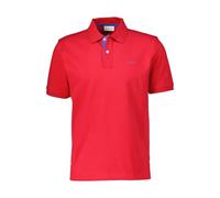 GANT Reg Contrast Pique SS Polo, Rosso Rubino, XL Uomo