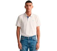 GANT REG CONTRAST PIQUE SS RUGGER, Polo Uomo, Avorio ( EGGSHELL ), XL