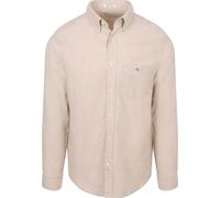 Gant Reg Cotton Linen Shirt Camicia, Oat Beige, 3XL Uomini